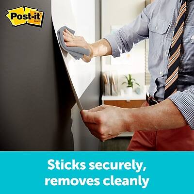 Sticks securely, removes cleanly