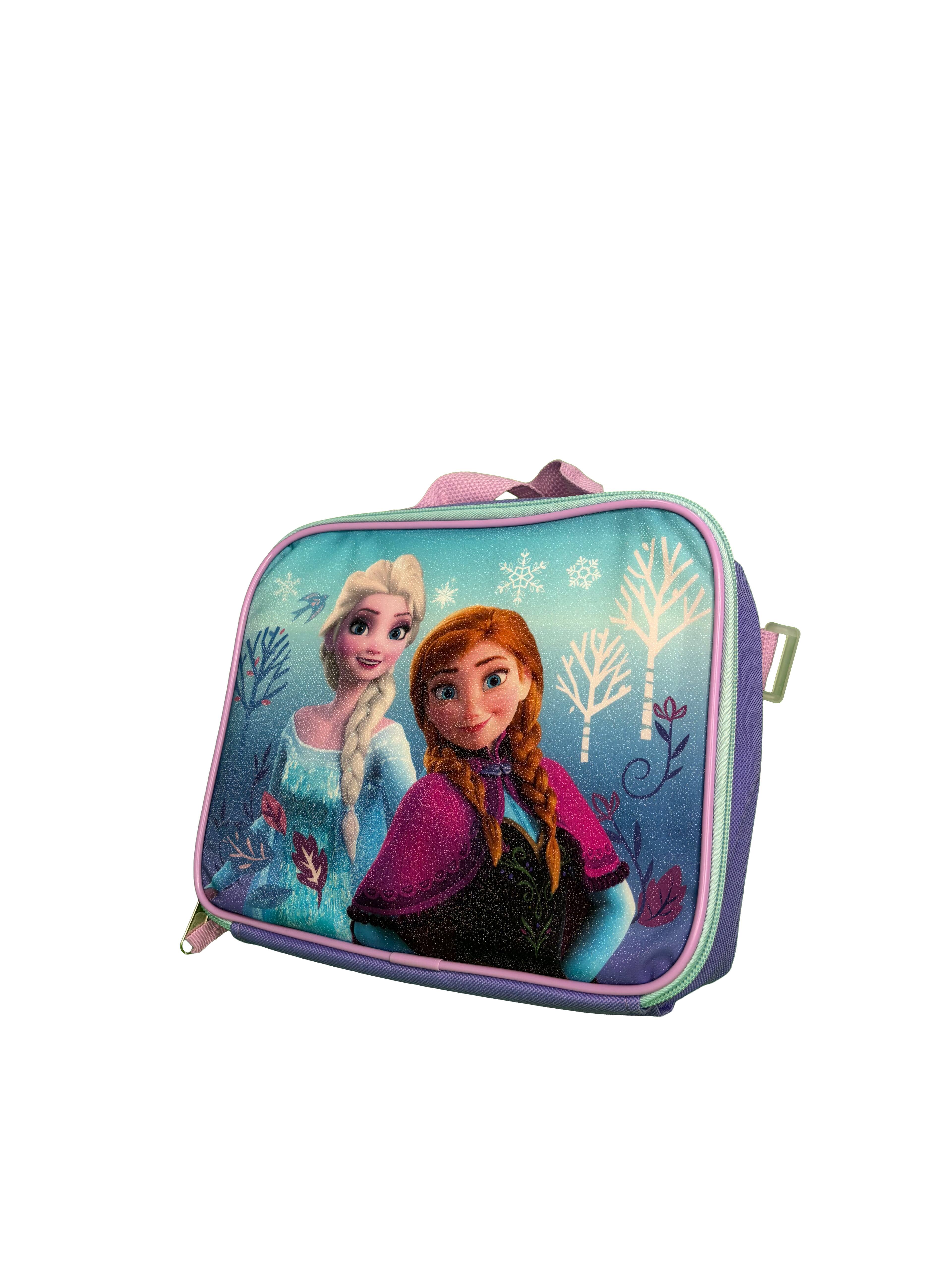 Alt View 5. Disney - Disney Frozen Elsa & Anna 16" Backpack for School with Rectangular Lunch Bag, for Kids - Assorted Pre-Pack.