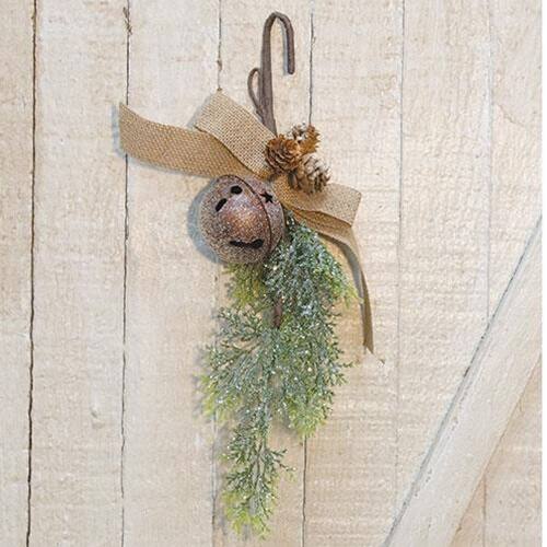 Front. BreeBe - Vintage Country Cedar and Bell Teardrop 16" - Multicolor.