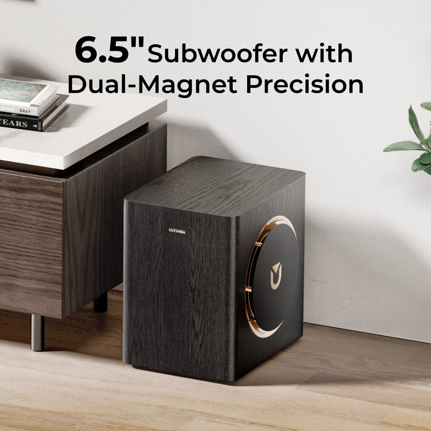 6.5" Subwoofer with Dual-Magnet Precision  
JOHN GRAY  
ULTIMEA