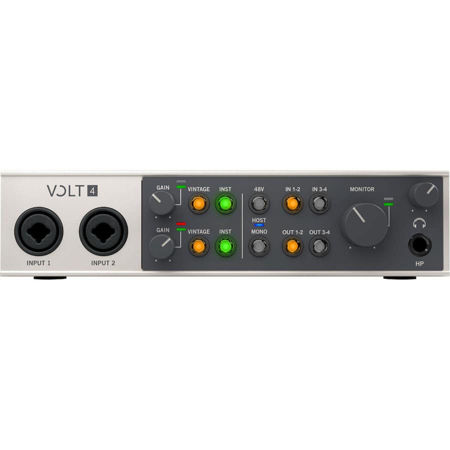 Universal Audio Volt 4 Portable 4x4 USB 2.0 Audio Interface VOLT4 ...