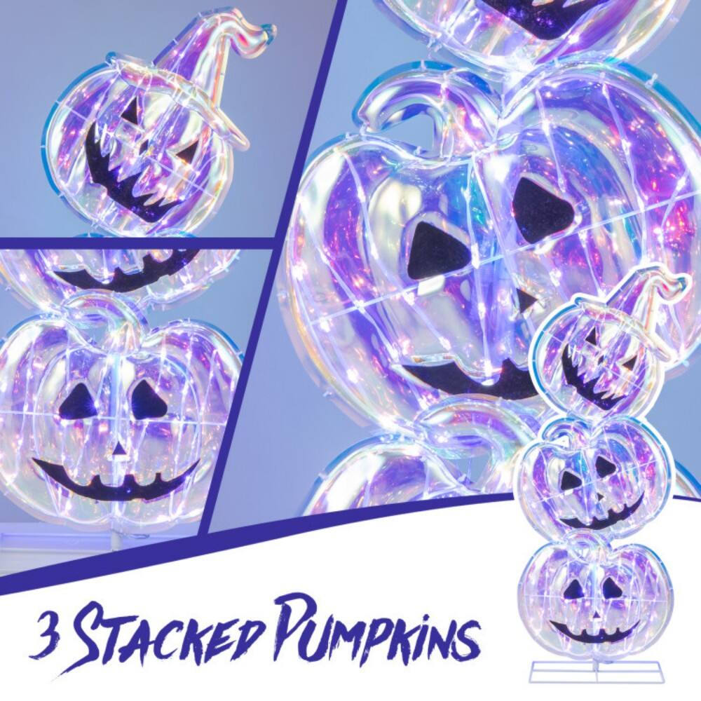 3 STACKED PUMPKINS