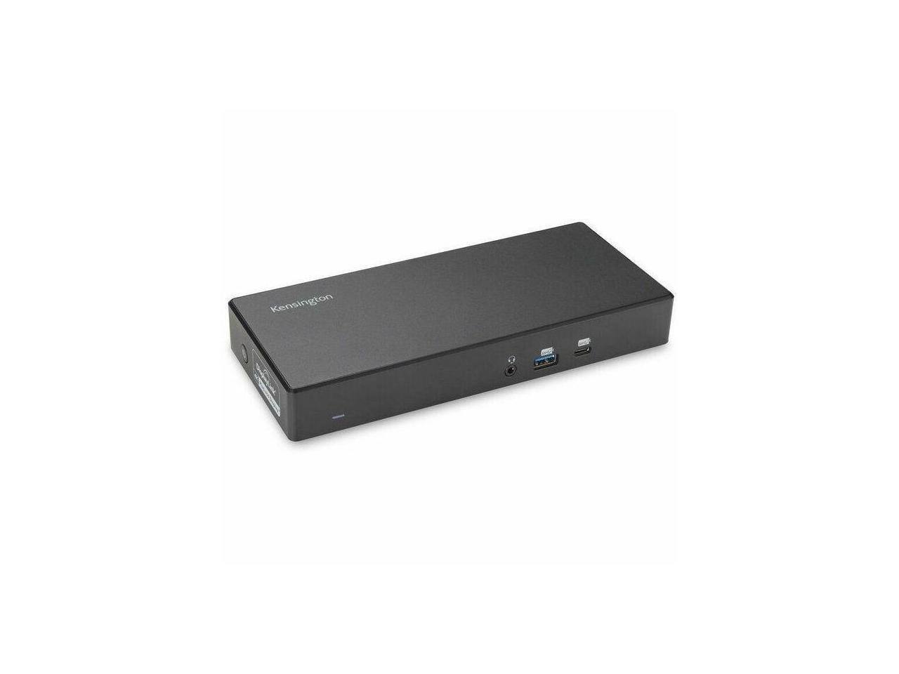 Front. Kensington - Kensington SD4781P Dock, Dual 4K, 2xHDMI, 2xDP, 100W PD for Mac/Windows/Chrome.