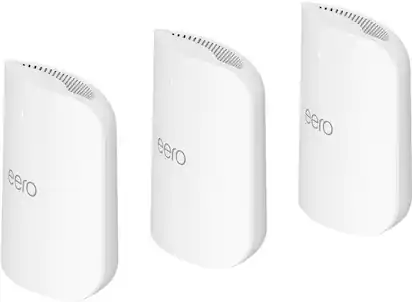 eero - Pro 7 Tri-band Mesh Wi-Fi 7 System (3-pack) - White