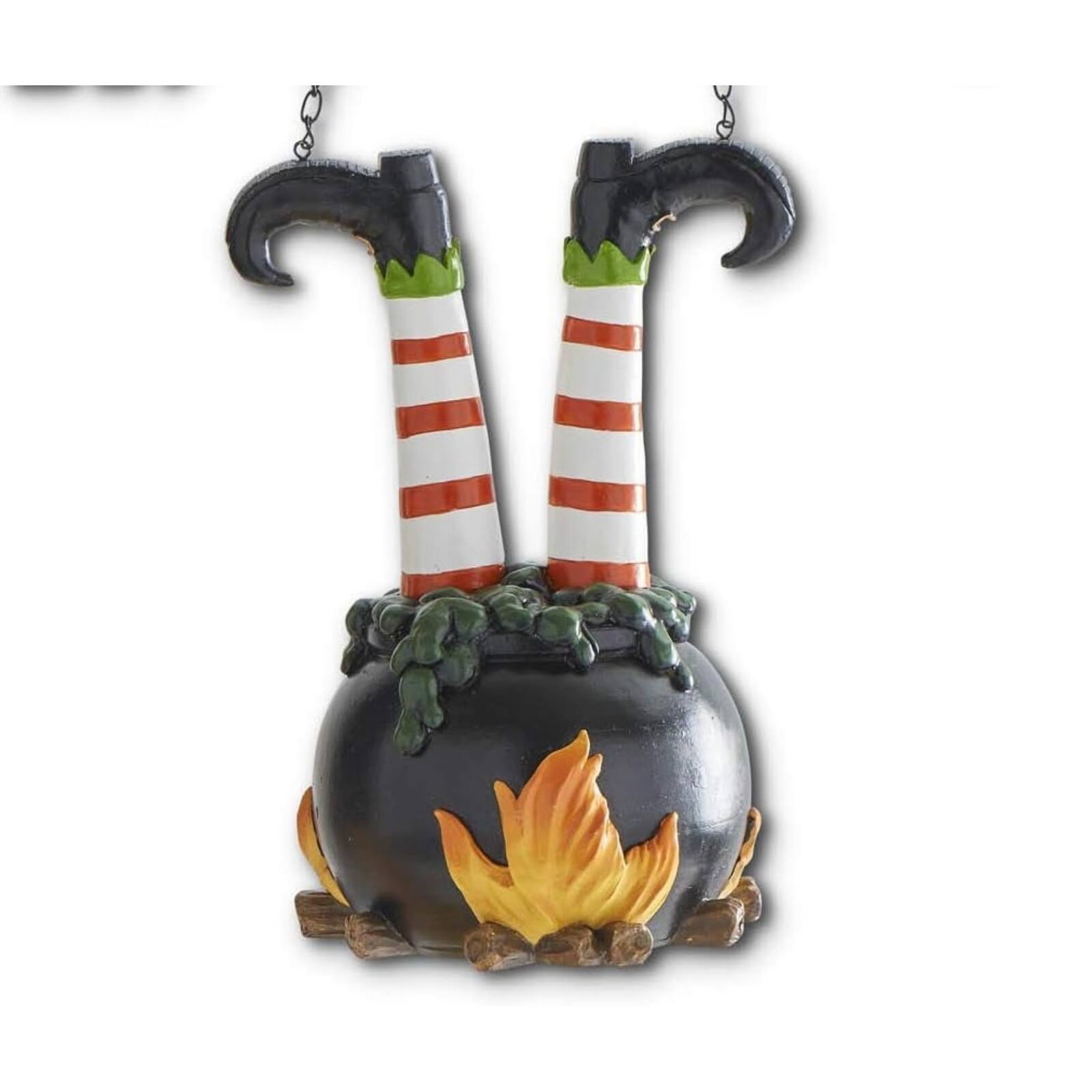 K&K Interiors - Halloween Witch Legs in Cauldron Arrow Replacement Sign 12 inch - Arrow Sold Separately - Black price history on PriceWatchPro