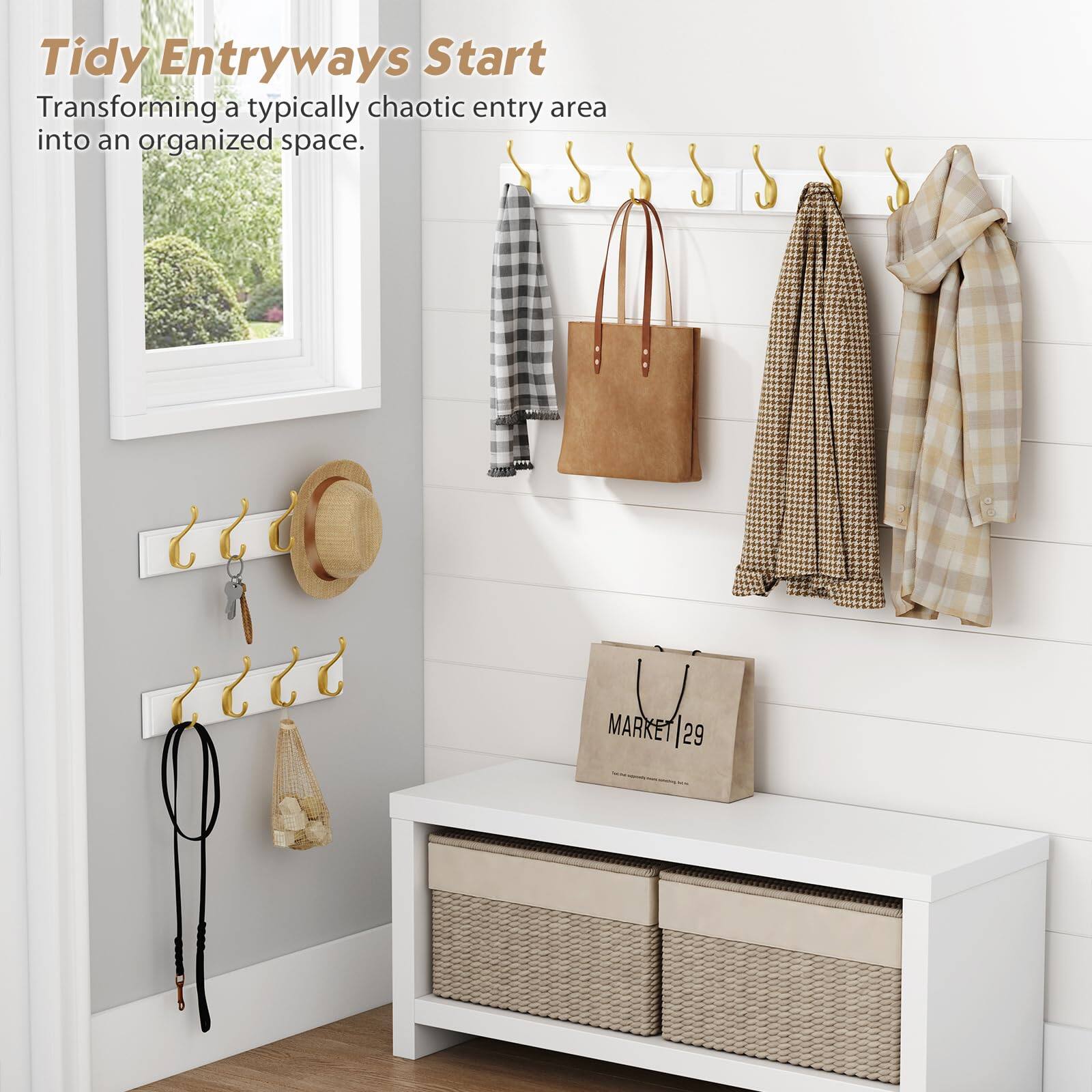 Tidy Entryways Start  
Transforming a typically chaotic entry area into an organized space.  

MARKET 129