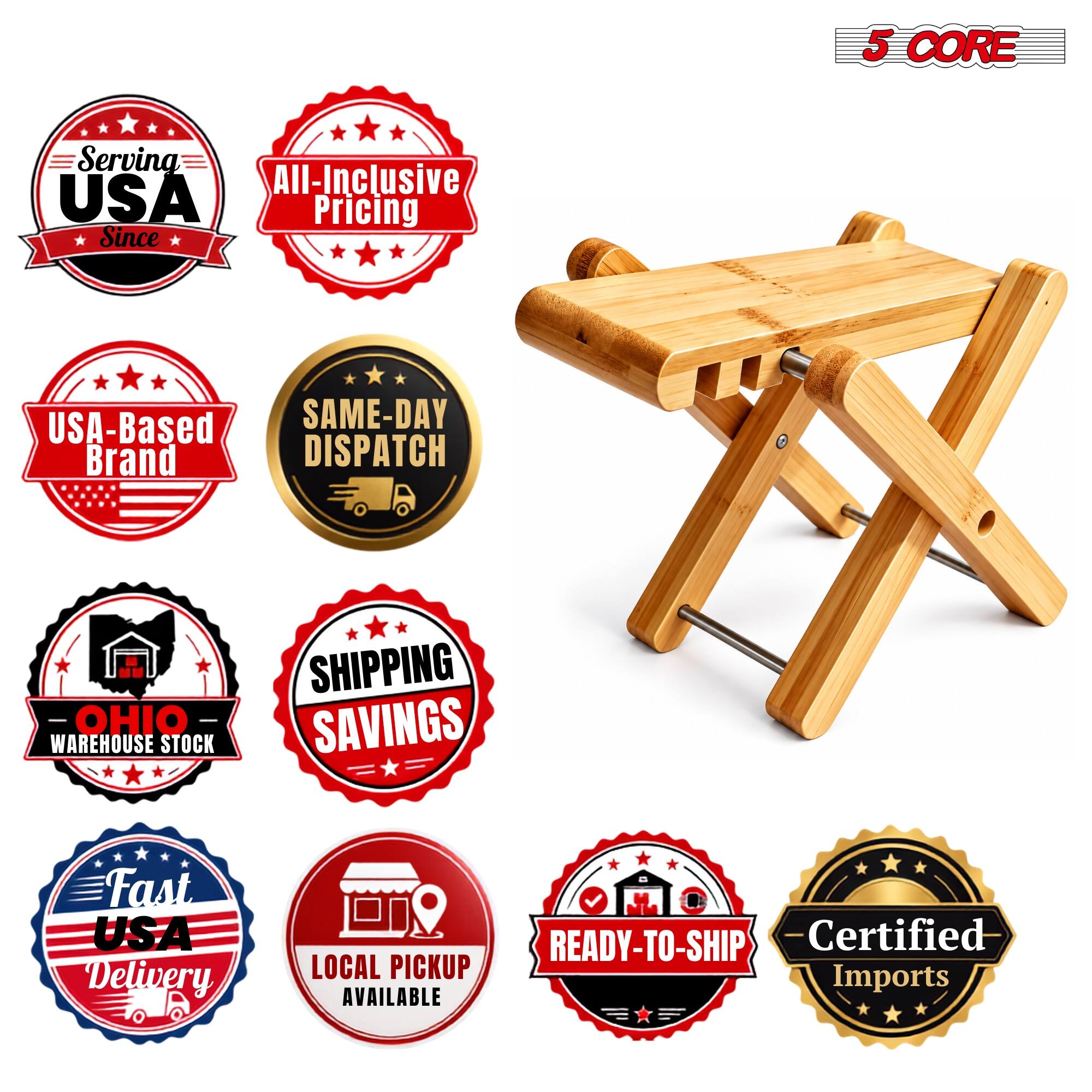5 CORE  
Serving All-Inclusive USA Pricing Since  
USA-Based SAME-DAY Brand DISPATCH  
OHIO WAREHOUSE STOCK  
SHIPPING SAVINGS  
Fast USA Delivery  
READY-TO-SHIP - Certified LOCAL PICKUP Imports AVAILABLE