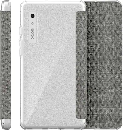 Front. TUDIA - TUDIA SKN FLIP for Onyx Boox Palma Case Magnetic Closure - Grey - Grey.