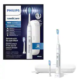 Philips Sonicare - ExpertClean 7500 Rechargeable Electric Toothbrush HX9690/06 - White