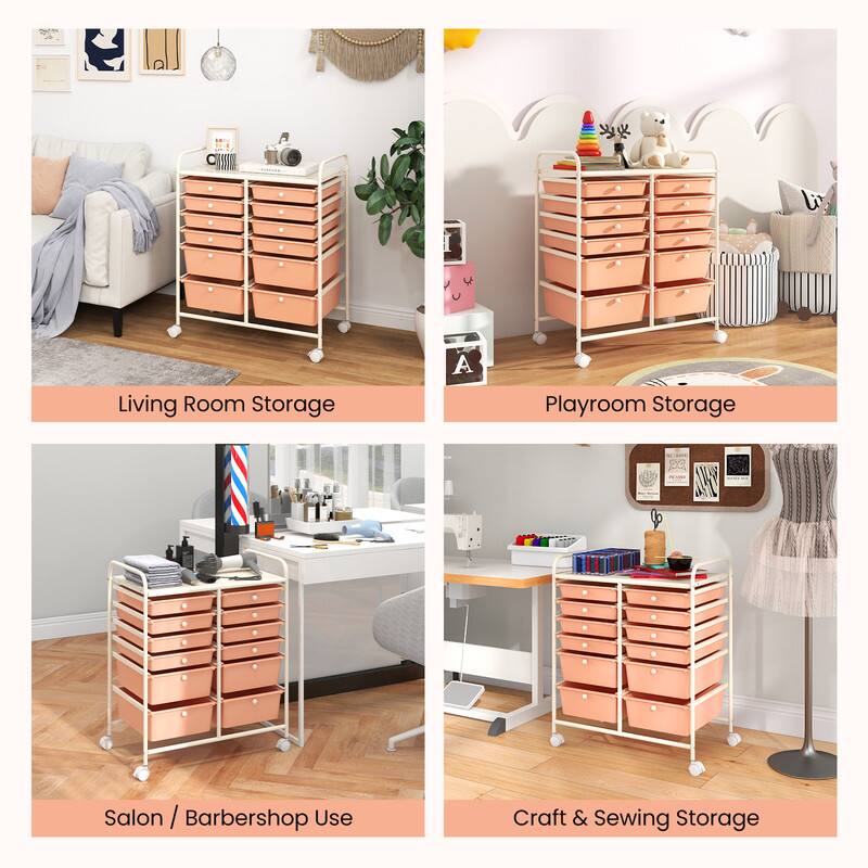 Living Room Storage  
Playroom Storage  
Salon / Barbershop Use  
Craft & Sewing Storage