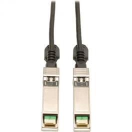 Eaton Tripp Lite Series SFP+ 10Gbase-CU Passive Twinax Copper Cable, SFP-H10GB-CU3M Compatible, 3M (9.84 ft.) - Black