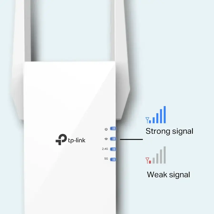 "TP-Link 2.4G Strong Signal 5G Weak Signal"