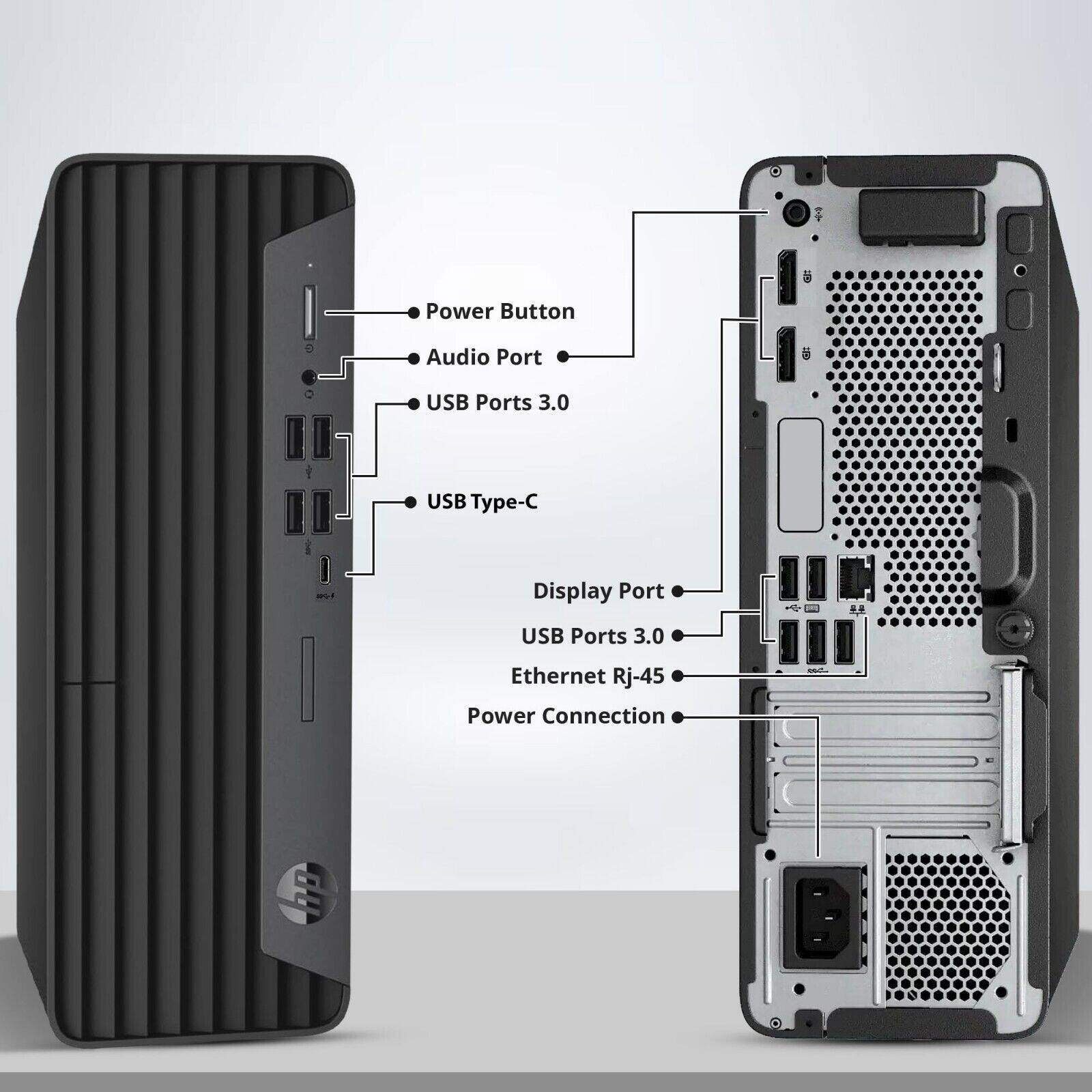 HP Refurbished Excellent EliteDesk 800 G6 Desktop Small Tower