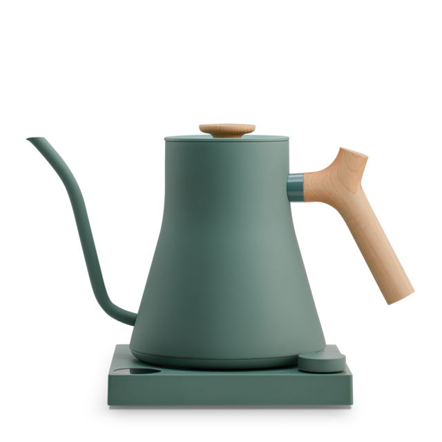 Fellow - Stagg EKG Pro Electric Coffee & Tea Kettle with Precicse Temperature Control, Quick Heating, Timer & Scheduling - Smoke Green