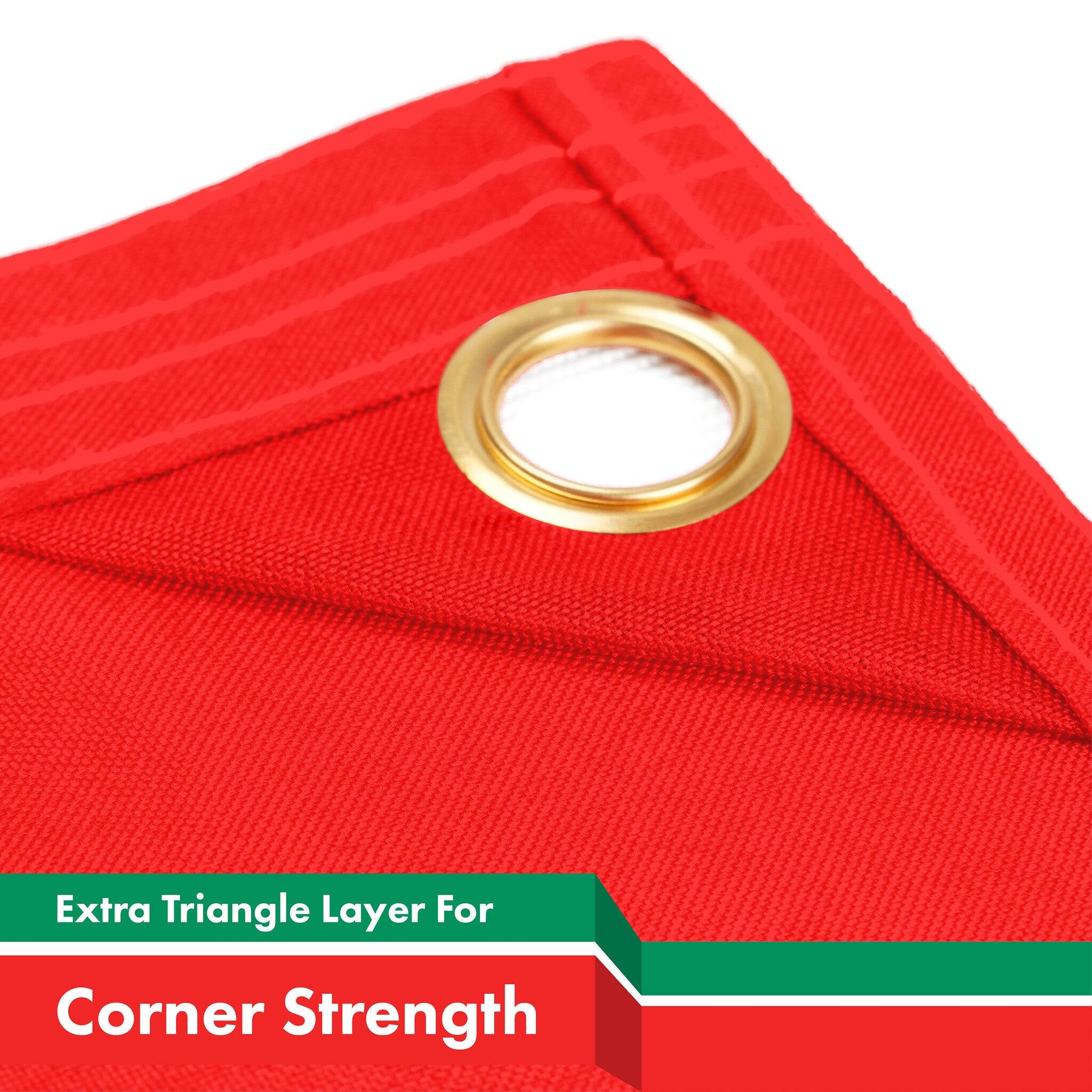 Extra Triangle Layer For  
Corner Strength