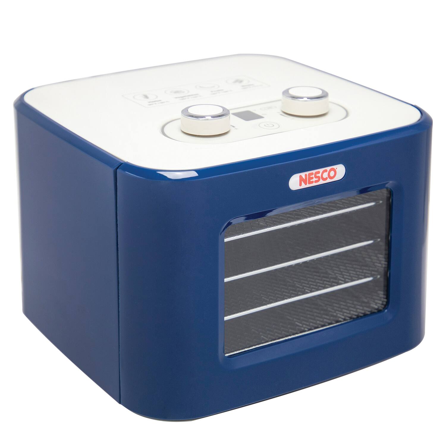 Angle. Nesco - 400-Watt Snackmaster Jr. Dehydrator - Blue.