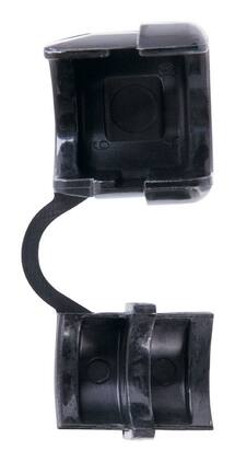 Jandorf - 0.81 in. L Cord Protector 2 pk - Black