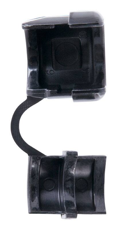 Front. Jandorf - Jandorf 0.81 in. L Cord Protector 2 pk - Black.