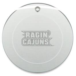 Jardine - Louisiana Ragin' Cajuns 3'' Glass Round Ornament - Multicolor