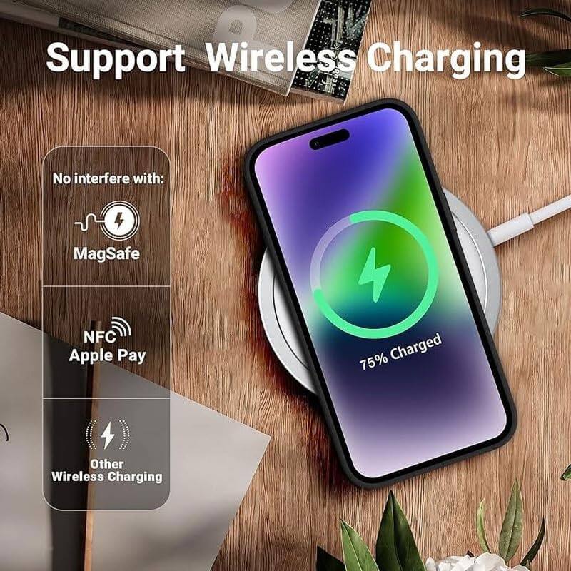 Support Wireless Charging

No interfere with:
- MagSafe
- NFC Apple Pay
- Other Wireless Charging

75% Charged