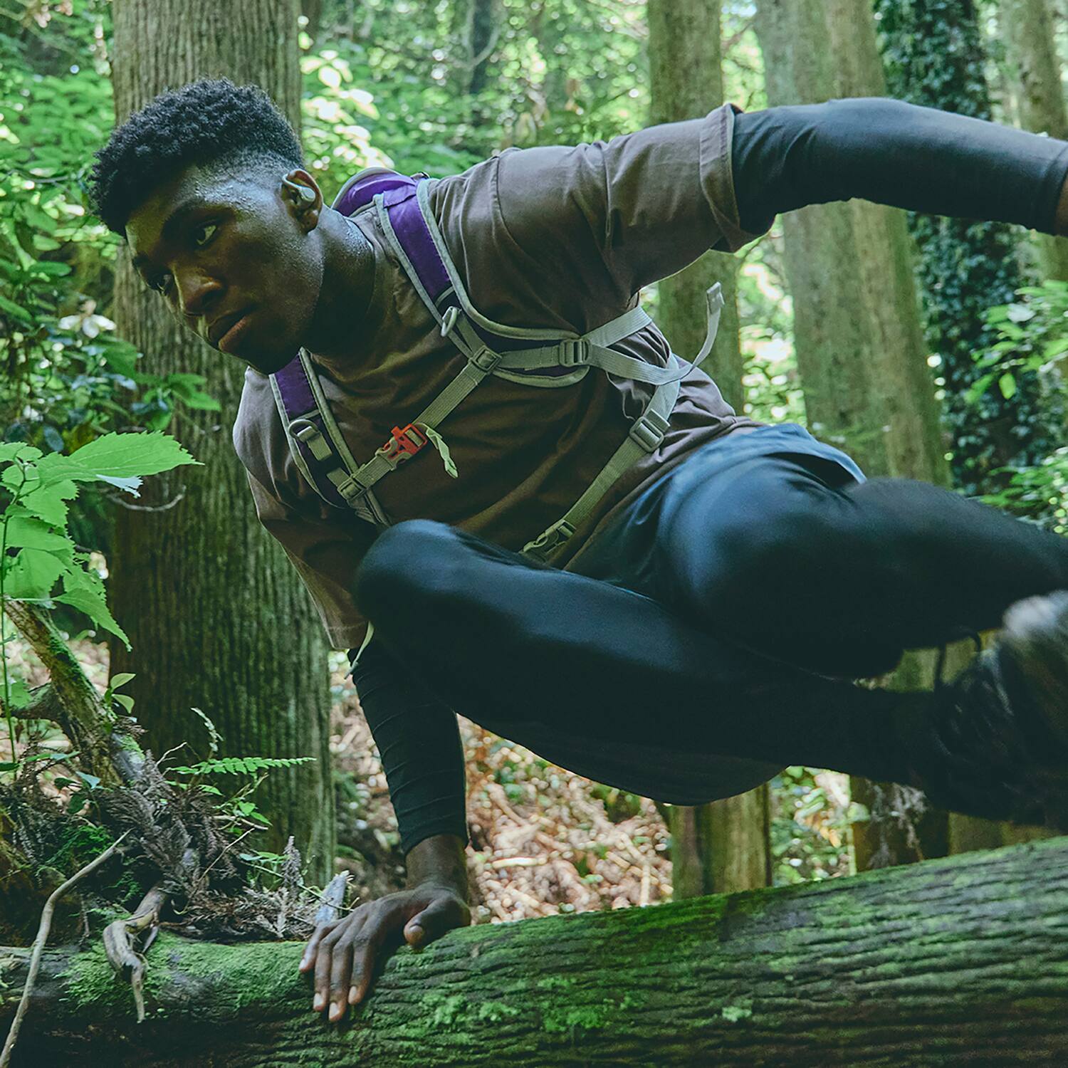 Back. JVC - Jvc Sport Fitness Series Hook-style Bluetooth Earbuds With Microphone, Active Noise Canceling, True Wireless - Green.