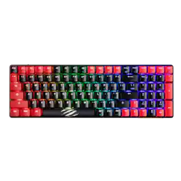 Mad Catz - S.T.R.I.K.E. 11 Wireless RGB Mechanical Red Switches Gaming Keyboard - Bluetooth 5.0 - Black