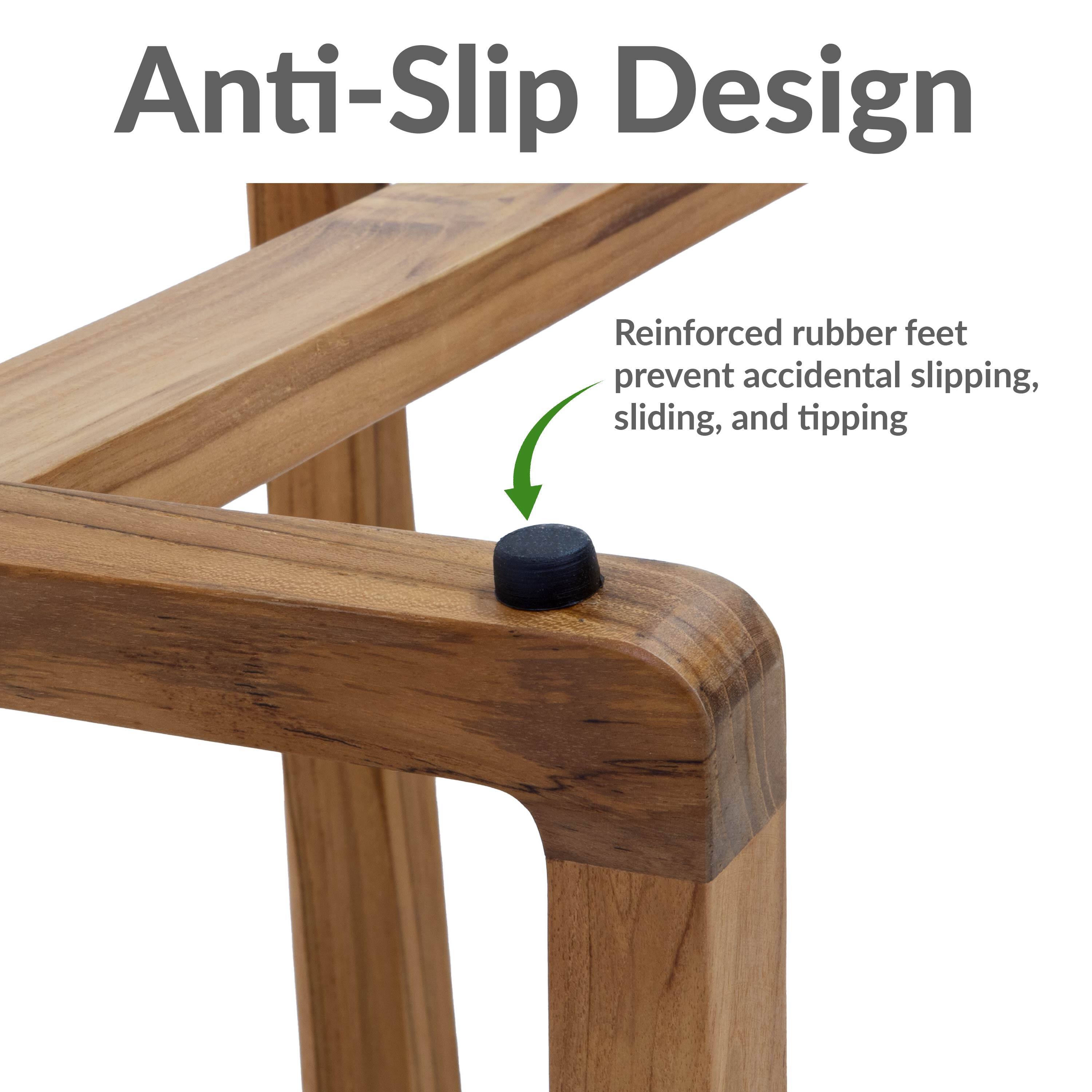 Anti-Slip Design

Reinforced rubber feet prevent accidental slipping, sliding, and tipping