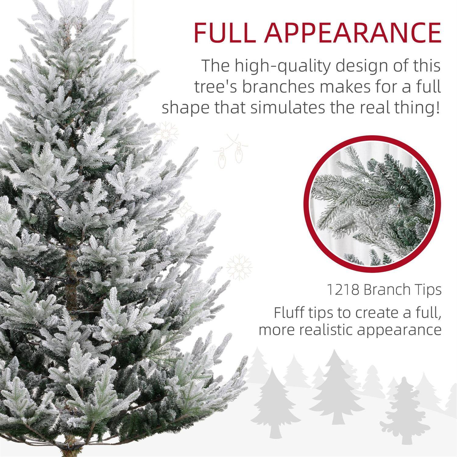 FULL APPEARANCE

The high-quality design of this tree's branches makes for a full shape that simulates the real thing!

1218 Branch Tips
Fluff tips to create a full, more realistic appearance