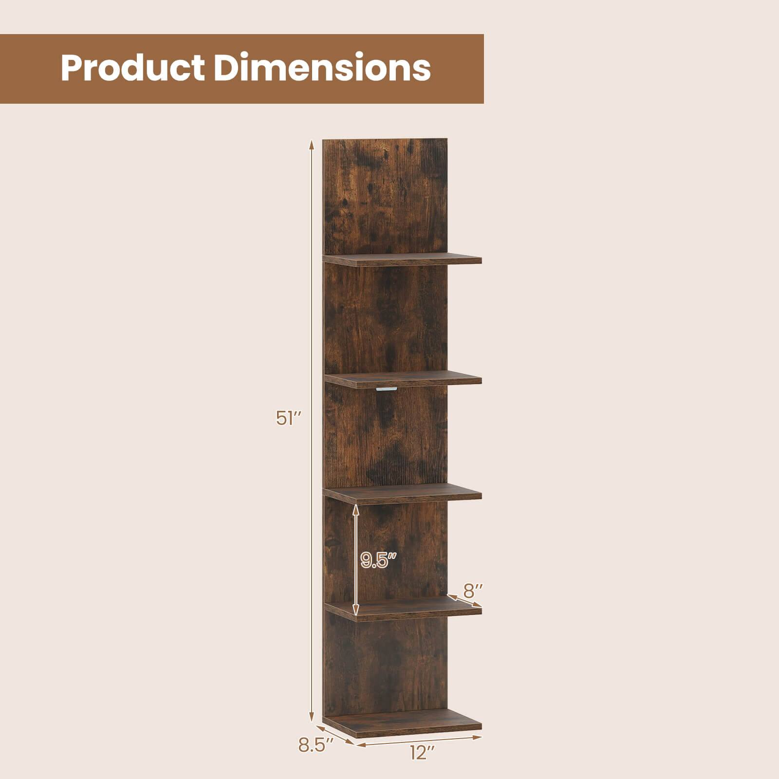 Product Dimensions: 51" x 9.5" x 8" x 8.5" x 12"