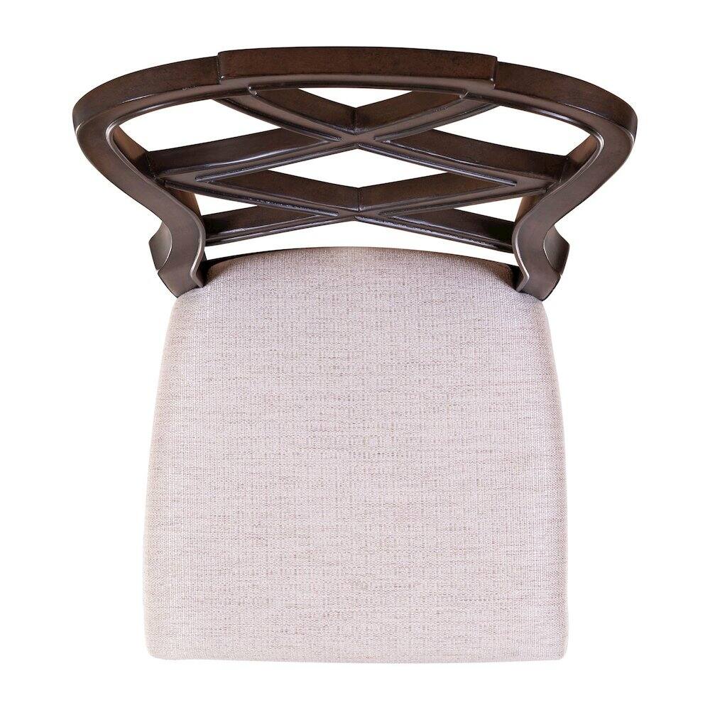 Alt View 3. Liberty Furniture Industries - Provence Park Wood Back Side Chair for Dining Room - Set of 2 - Chateau Brown - Brown.