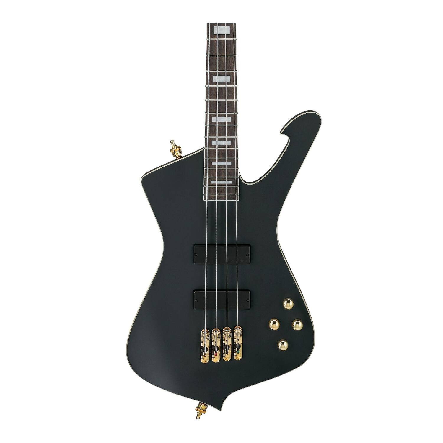 Left. Ibanez - Ibanez ICB620BKF ICB 4str Electric Bass - Black Flat.