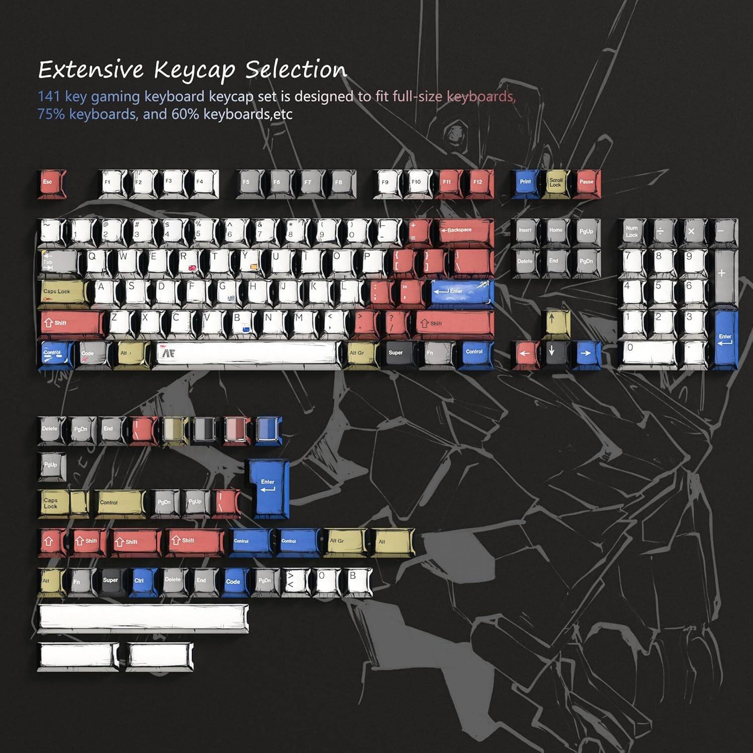 Colorful-141 Keys