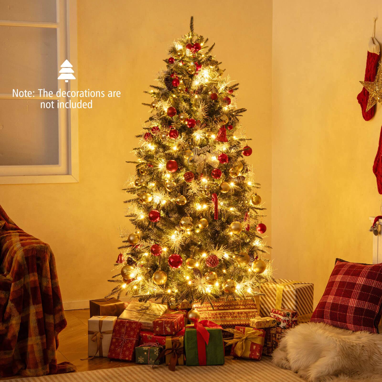 Note: The decorations are not included