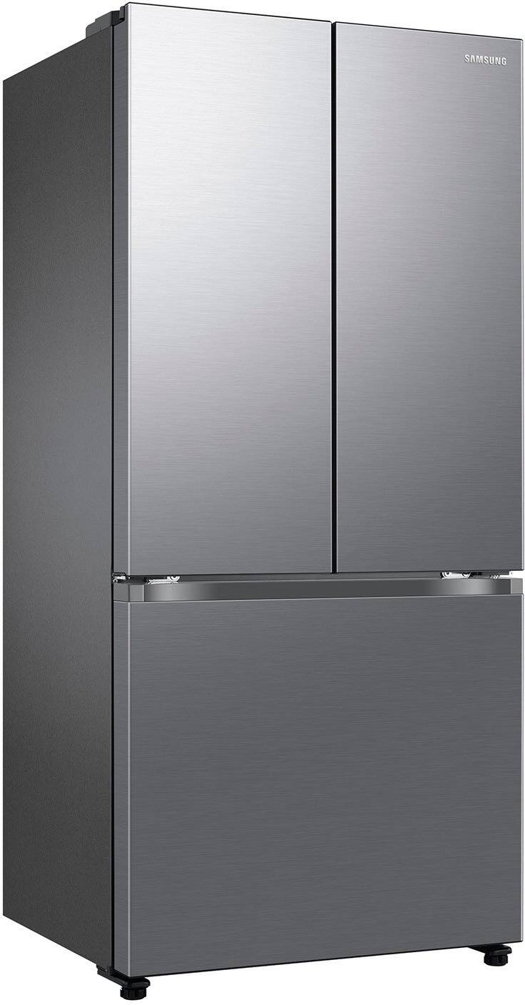 Alt View 10. Samsung - 17.5 cu. ft. 3-Door French Door Counter Depth Smart Refrigerator with Twin Cooling Plus - Stainless Look.