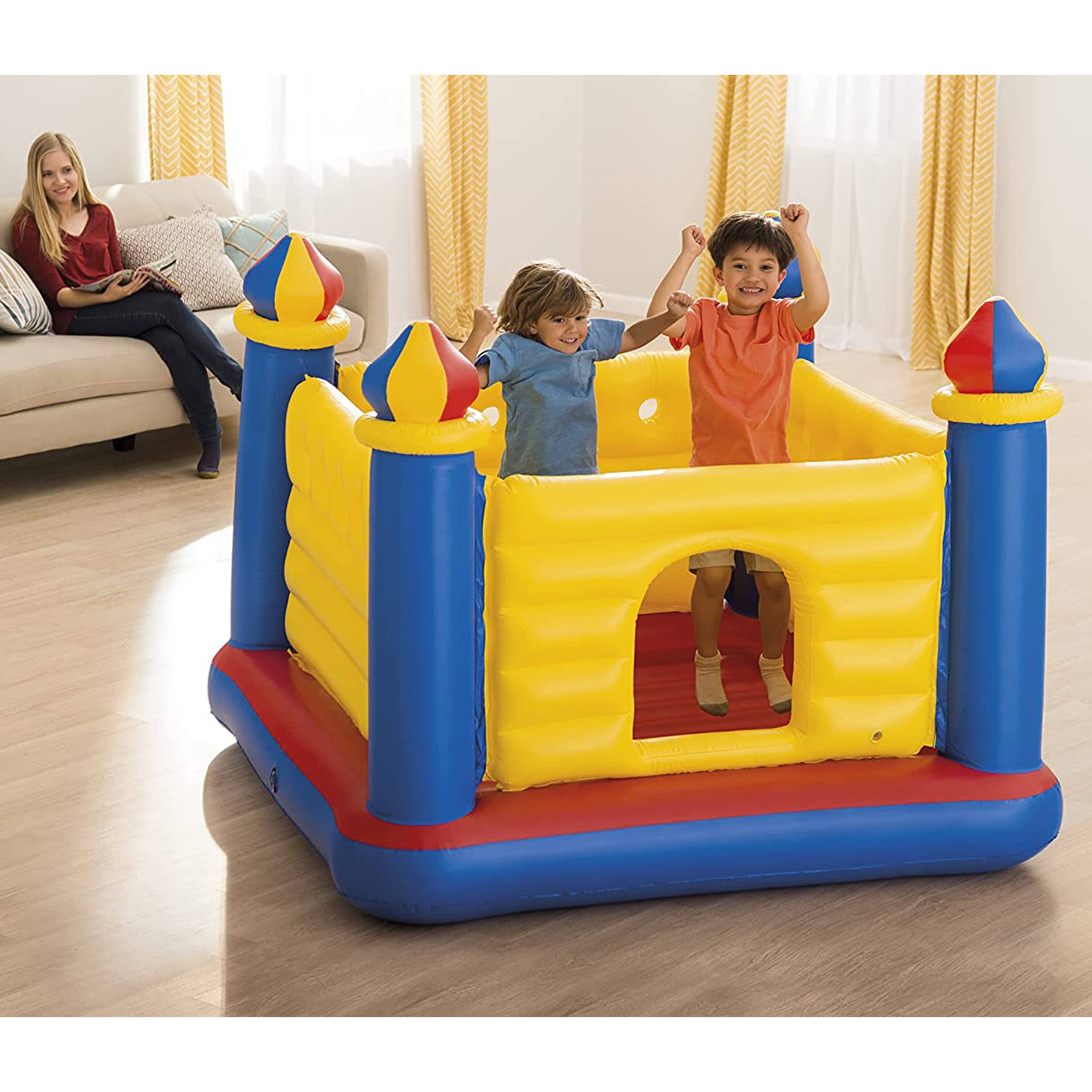 Alt View 15. Intex - Jump-O-Lene Inflatable Colorful Castle Ball Pit and Bounce House - Multicolor.