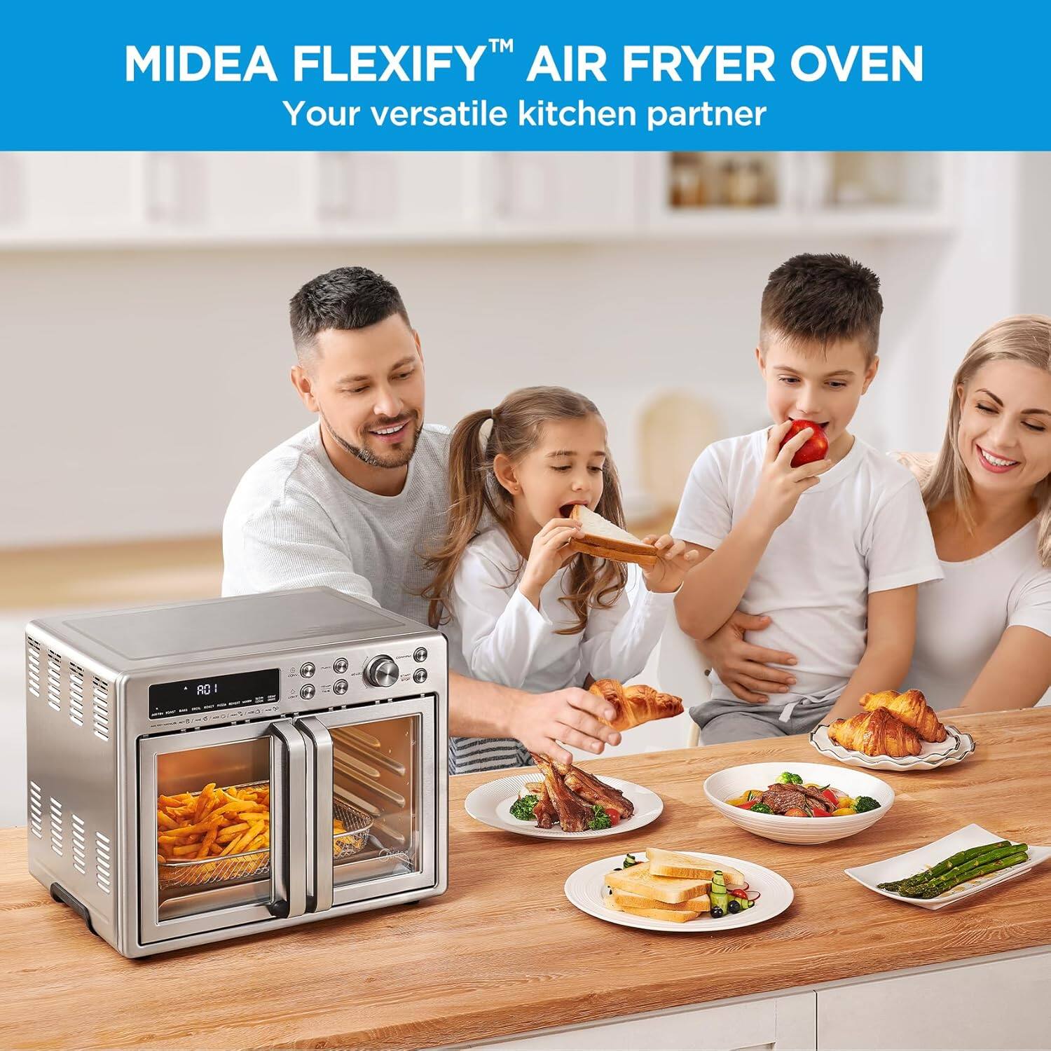 MIDEA FLEXIFY™ AIR FRYER OVEN Your versatile kitchen partner