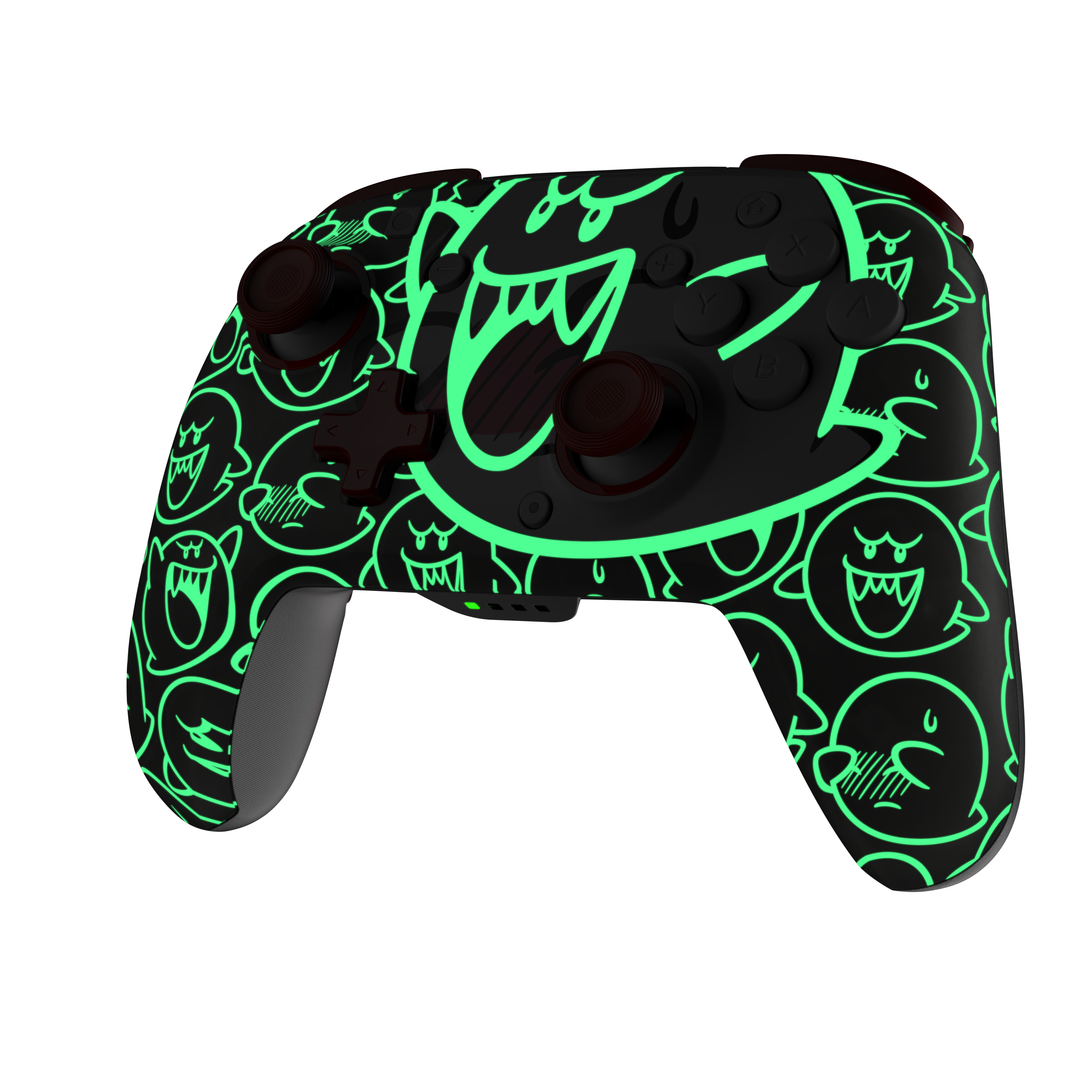 Alt View 28. PDP - Rematch Wireless Gaming Controller for Nintendo Switch, Nintendo Switch 2 - Boo-Hoo.