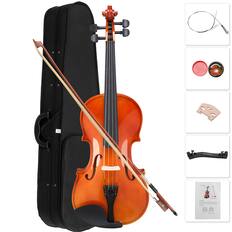Front. Winado - Violin for Beginners Students, Acoustic Violins 4/4, Full Size Fiddle Kit with Case, Bow, Rosin, Adult Teens Age 11+.