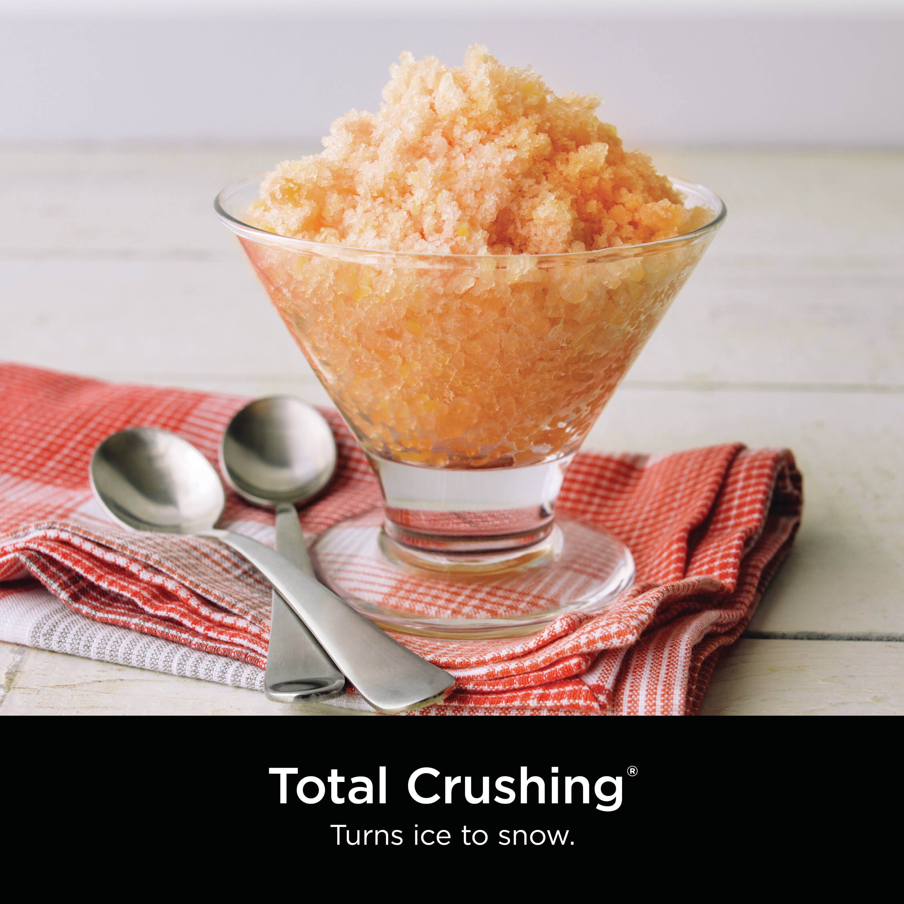 Total Crushing®  
Turns ice to snow.