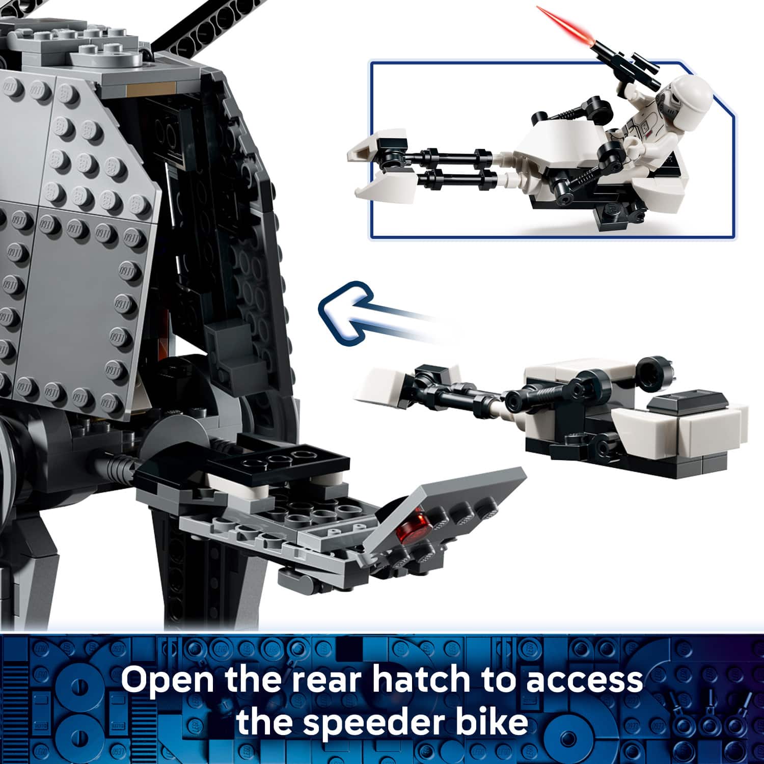 LEGO Star Wars Imperial Remnant AT AT with INT 4 75454 6588644
