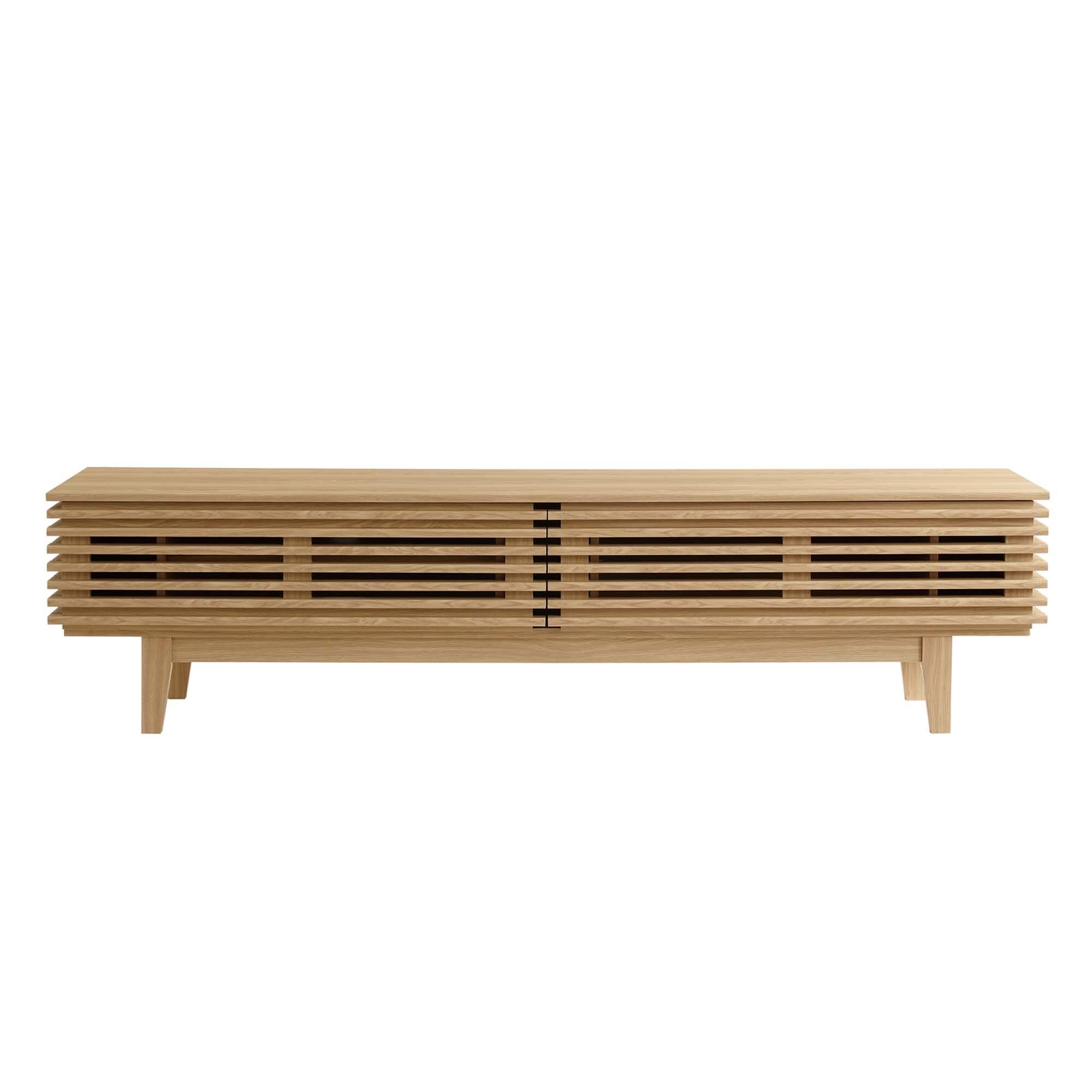 Alt View 2. Modway - Render 71" TV Stand by Modway - Oak.