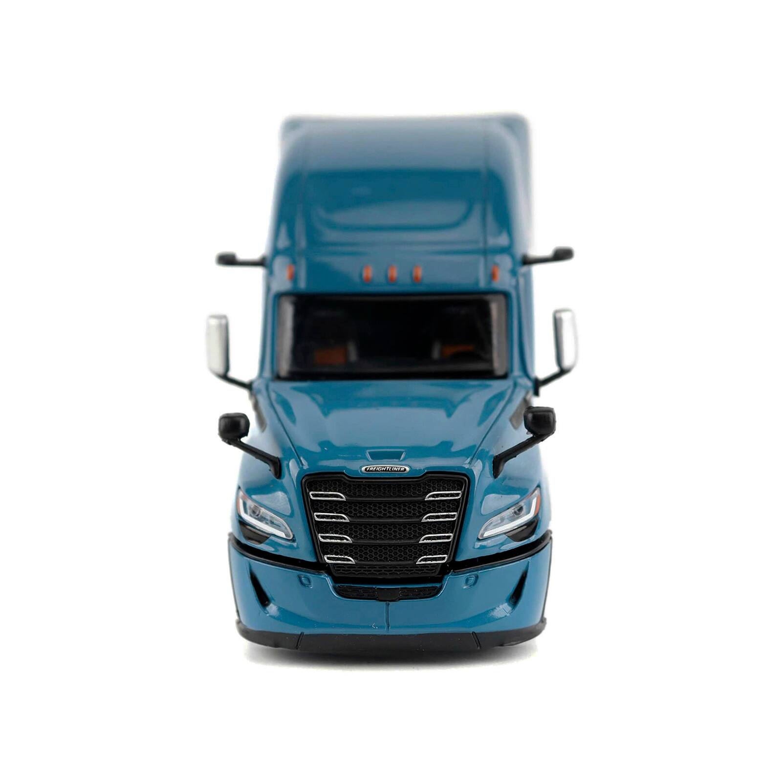 Alt View 3. Diecast Masters - 2025 Freightliner Cascadia Gen-5 Sleeper Cab Truck-Tractor Signature Blue "Transport Ser." 1/64 Model by Diecast Masters.