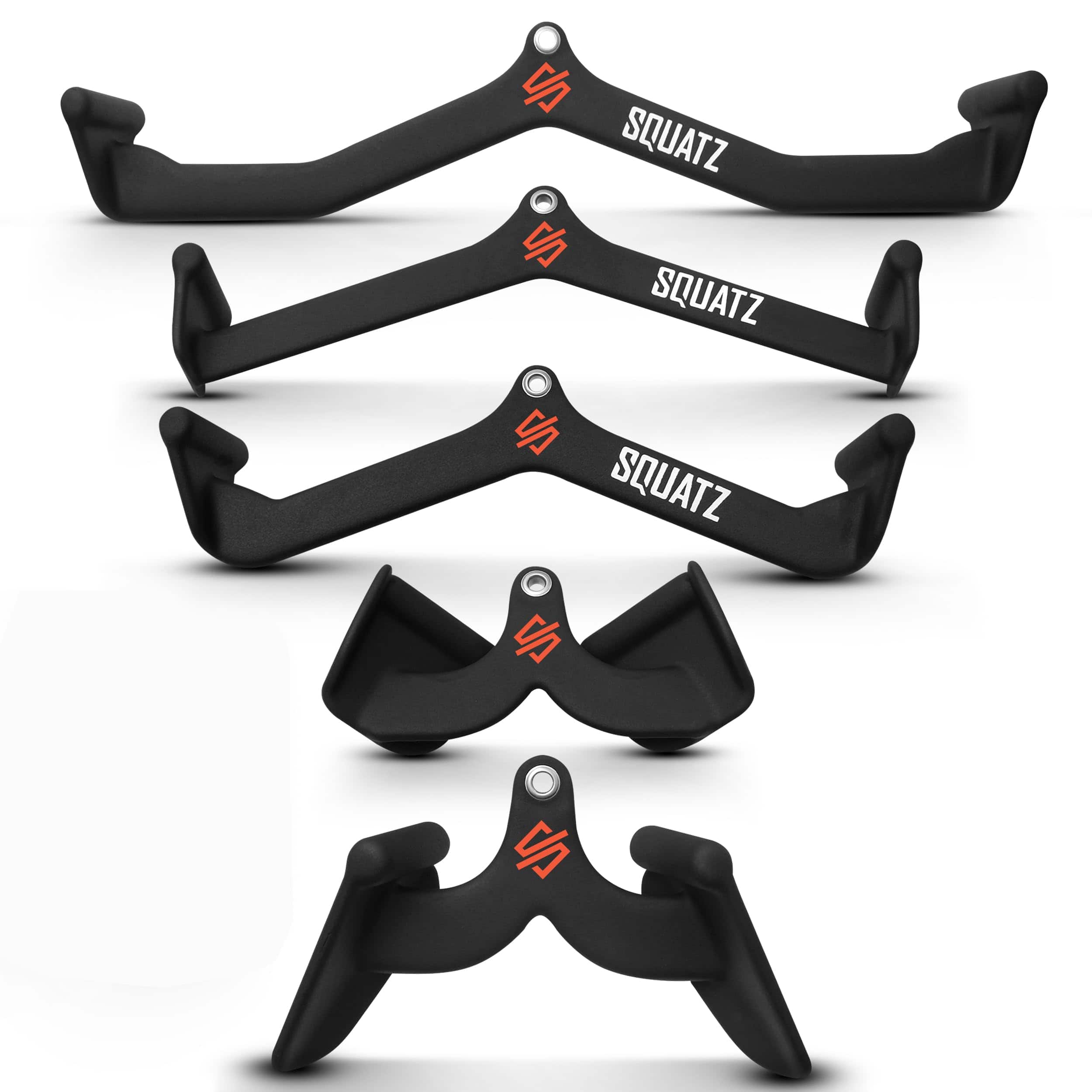 Pyle - SQUATZ Lat Pulldown Attachments, T-bar, V-bar, Pulley Cable Attachments, Bicep Curl, Tricep Lat pulldown Bar, Mag Grips - Black price history on PriceWatchPro