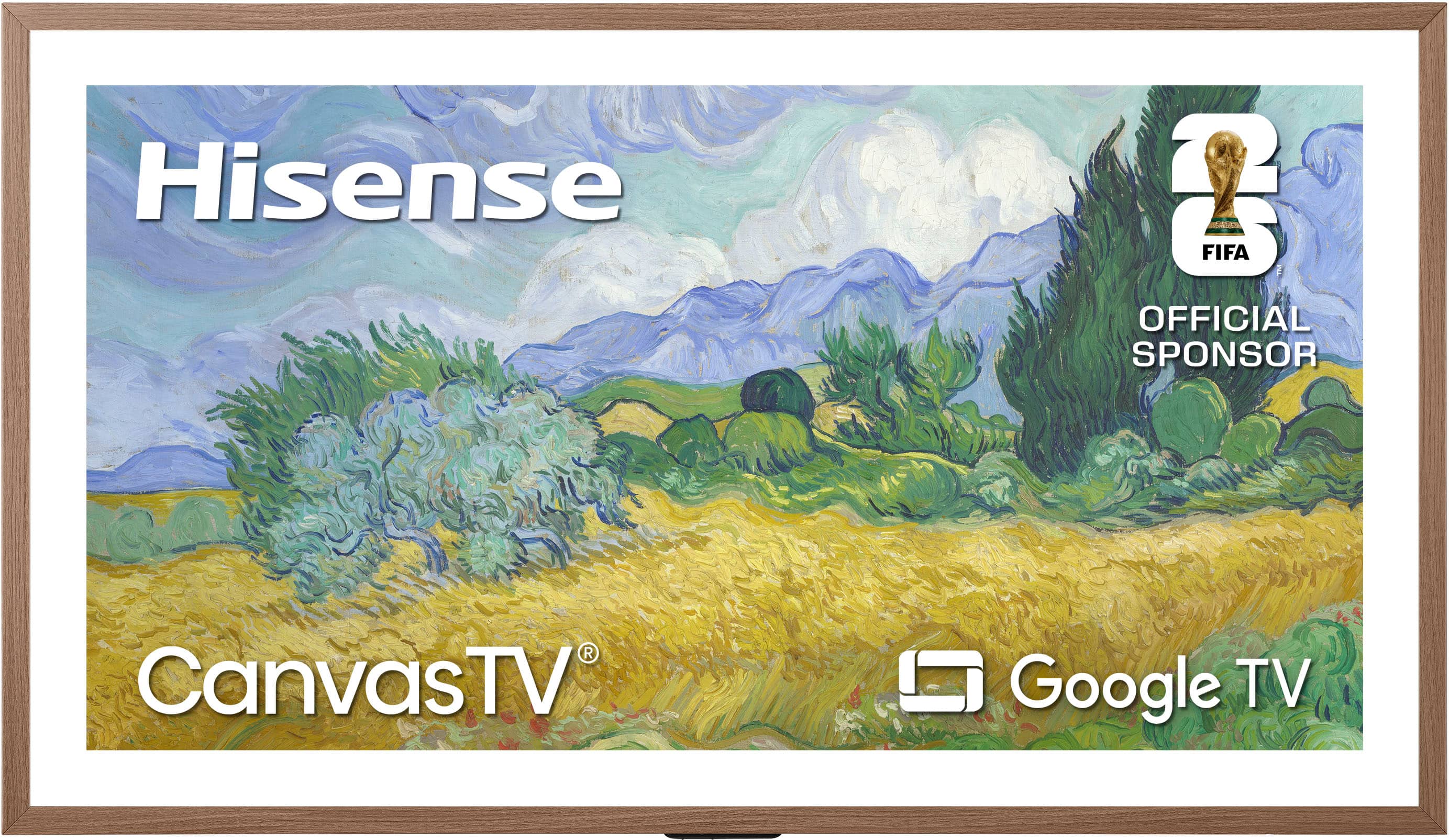 Hisense GO FIFA OFFICIAL SPONSOR CanvasTV O Google TV