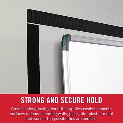 STRONG AND SECURE HOLD

Creates a long-lasting bond that applies easily to smooth surfaces indoors including walls, glass, tile, plastic, metal, and wood – the possibilities are endless.