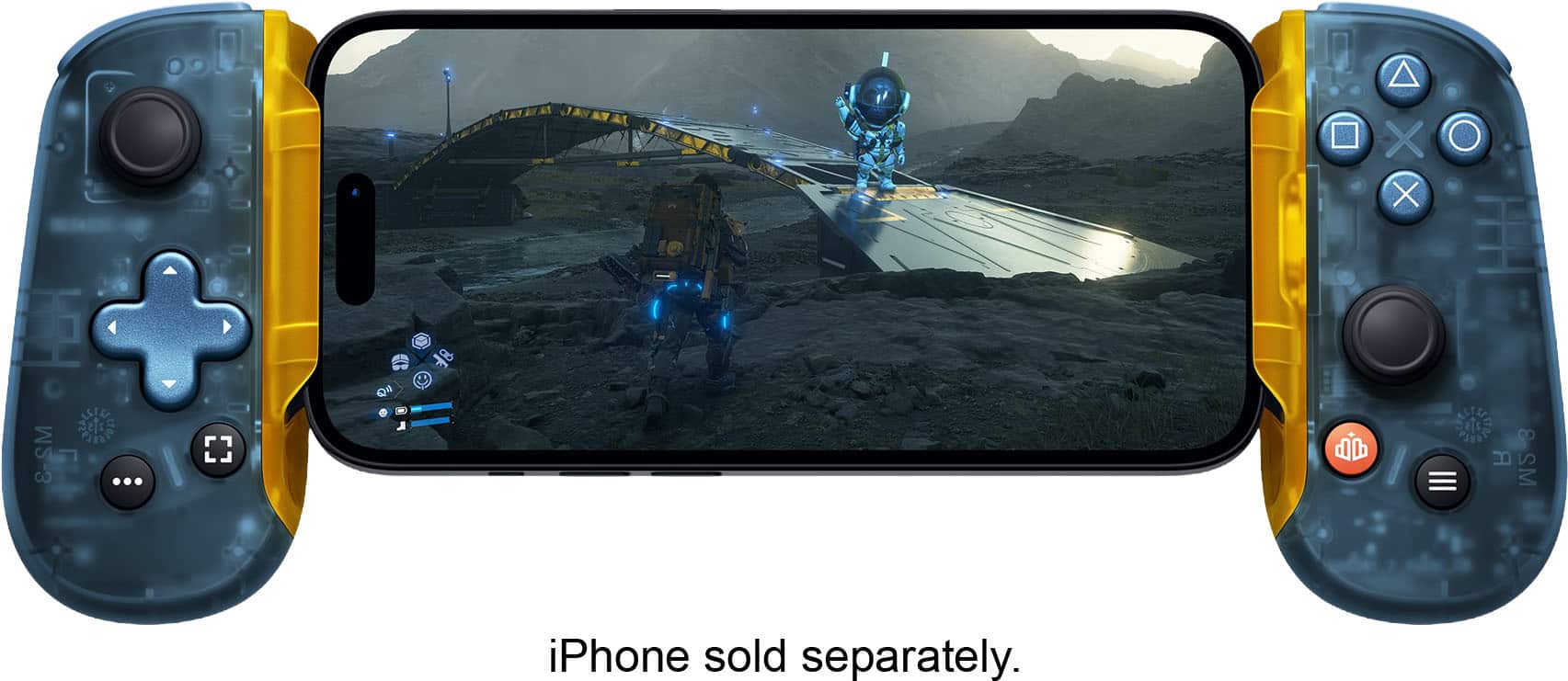 iPhone sold separately.