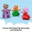 Comes with Peppa Pig, Danny Dog, and Candy Cat.