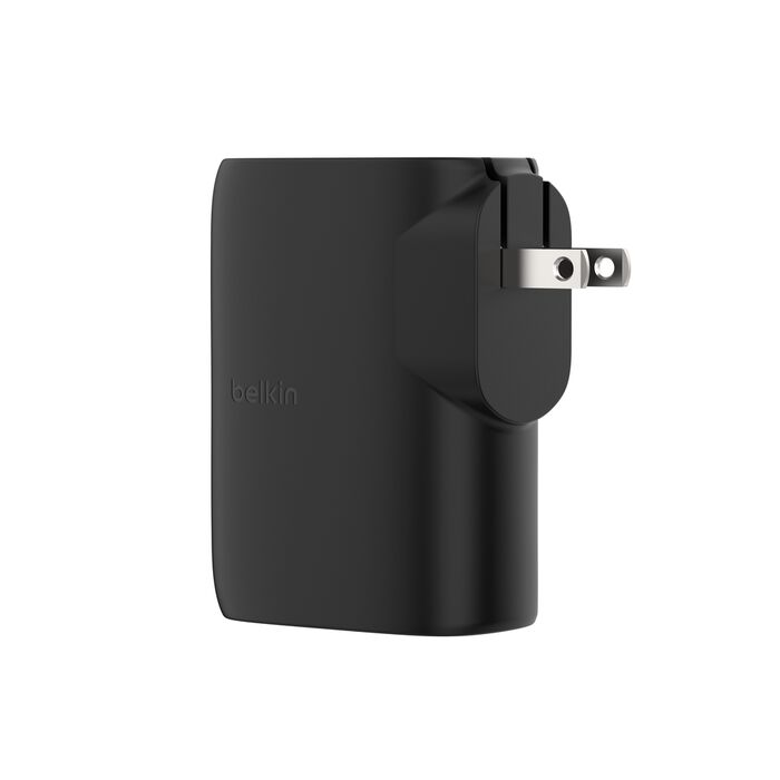 Left. Belkin - BoostCharge Hybrid Wall Charger 25W + Power Bank 5K.
