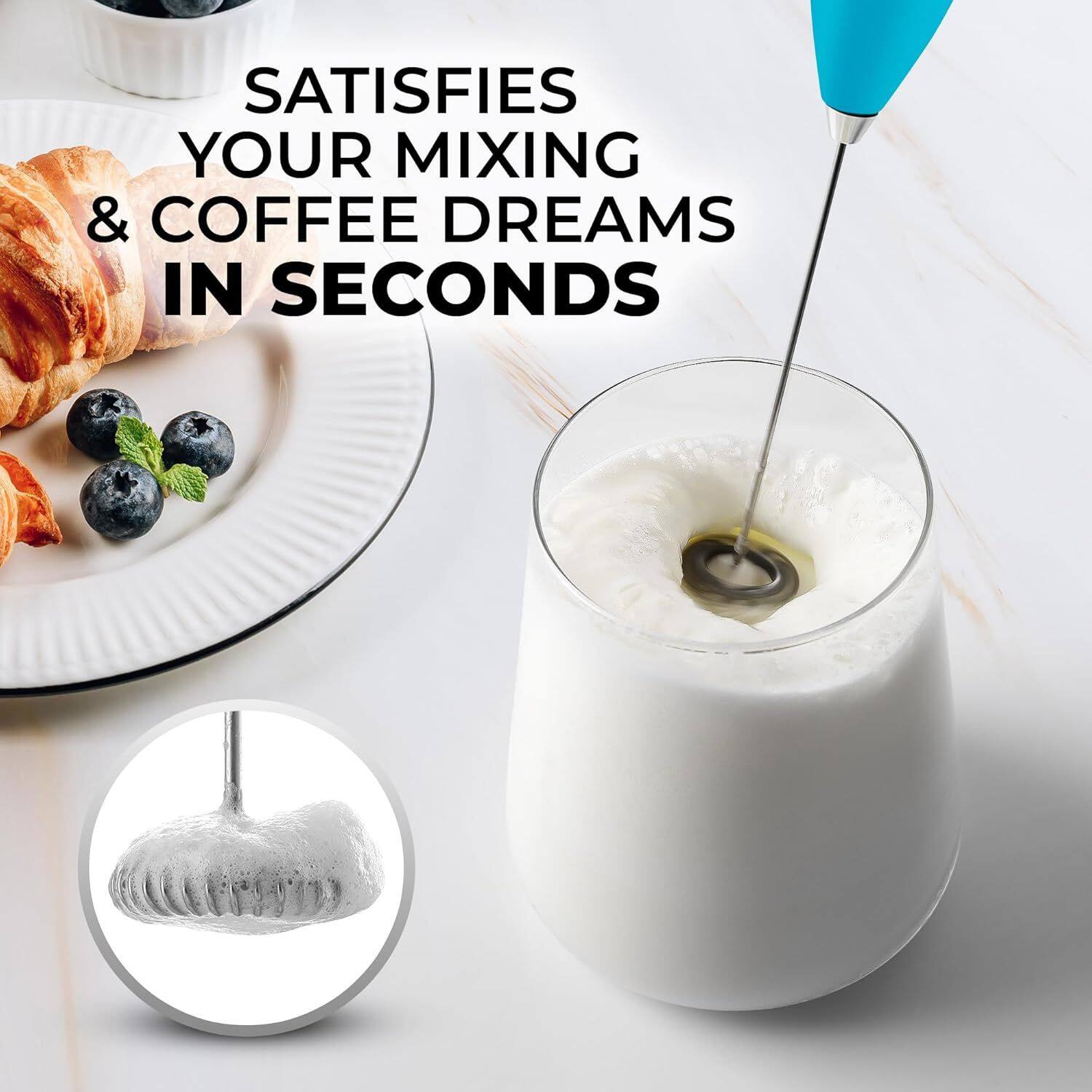 SATISFIES YOUR MIXING & COFFEE DREAMS IN SECONDS