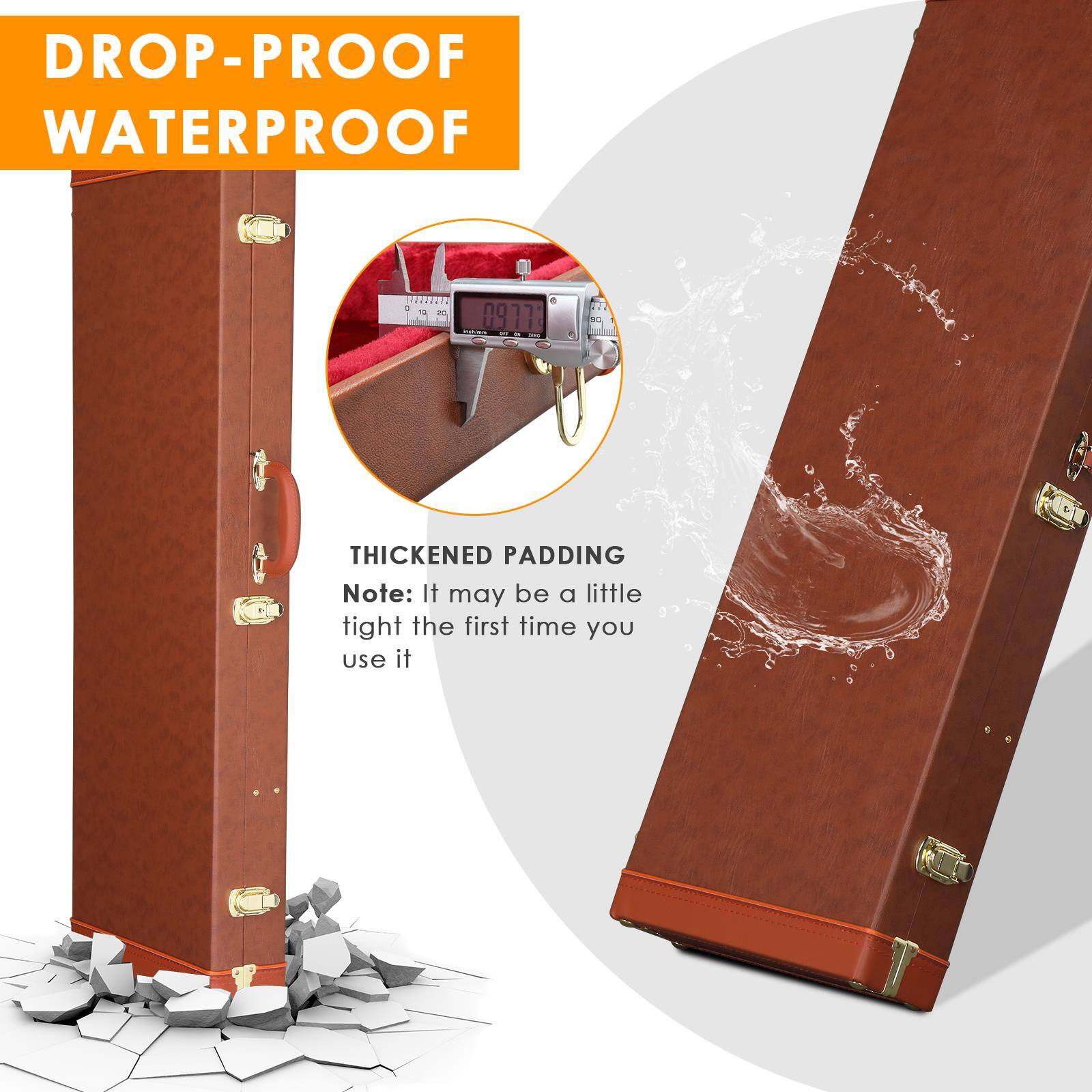 DROP-PROOF WATERPROOF

THICKENED PADDING

Note: It may be a little tight the first time you use it